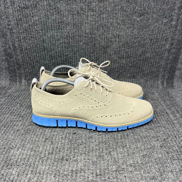 Cole Haan Zerogrand Stitchlite Oxfords Hawthorne Pacific Blue Mens 9.5 M C29906 - Picture 1 of 8